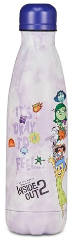 Seven Inside Out 2 Borraccia Termica, Lilla, Mantenimento Temperatura fino a 24h, Borraccia Scuola e Tempo Libero, Bambina e Ragazza