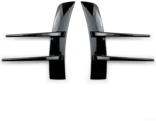 Custom Front Bumper Lip Air Vent Trim for Benz A Class W177 A180 A200 A220 A250 A35 2019 2021 (Black)