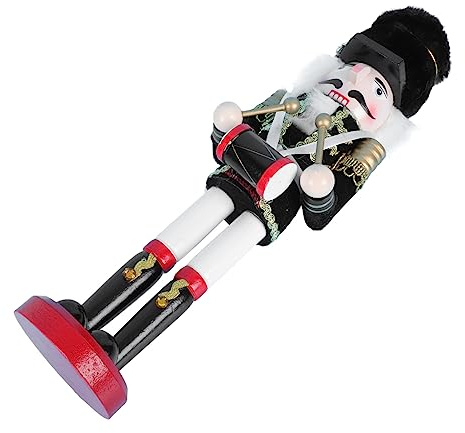 ULTECHNOVO Nutcracker Soldier Ornaments Creative Puppet Doll Wooden Xmas Decor Home Ornament for Christmas Desktop Display