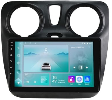 Ossuret Autoradio para Renault Lodgy Dacia Dokker (2012-2021), 9 Zoll Android 13 Pantalla Táctil 2+32GB Navegación GPS con Carplay Android Auto WiFi Bluetooth USB Control del Volante