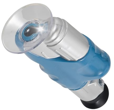 FIXOSHEE Microscope de Poche Portable pour Garçon Fille Compact et Léger avec Éclairage LED Scientifique Éducatif pour Garçons et Filles pour Exploration Plein Air et Apprentissage Stem