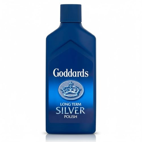 Goddards Long Term Silver Polish 125ml - Professional Silver Cleaner & Tarnish Remover for Jewellery, Silverware & Antiques - Anti-Tarnish Protection