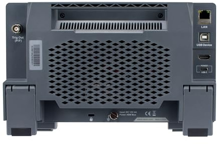 SHUAIGUO Multimètre D'oscilloscope Numérique Portable 100 MHz avec Analyseur de Spectre FFT pour les Tests sur le Terrain, Matériau ABS (Prise UE 100‑240 V)