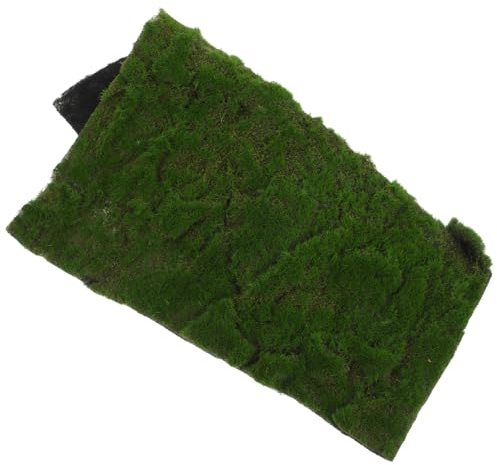 LALAFINA Artificial Moss Grass Turf Faux Moss Mat for Planters Lightweight Pet-Friendly Fake Grass Rug with Fade-Resistant Plastic Construction for DIY Terrariums Gardening Wall Art