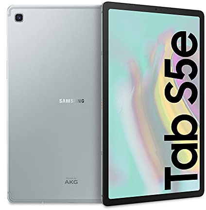 Samsung Galaxy Tab S5e (2019) Tablette SuperAMOLED 10,5 64 Go Extensibles, batterie 7040 mAh, Charge rapide, LTE, Argent, [Version Italienne] (Reconditionné)