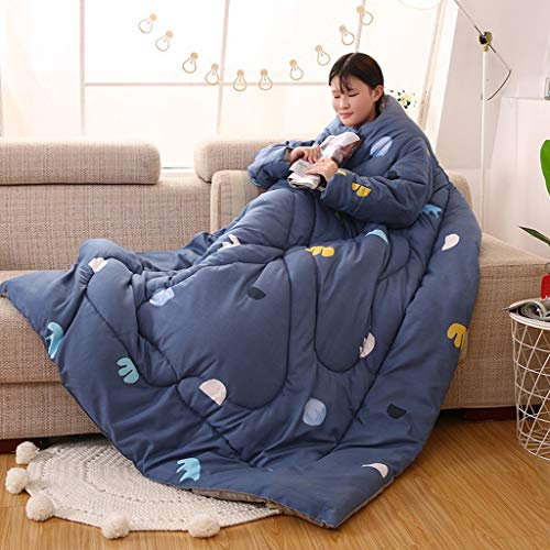 Lazy Quilt Mit Ärmeln, Tragbare Bettdecke, Gemütliche Winterbettdecke, Bequem Liegen Und Viel Spaß Beim Lesen, Weich Für Zu Hause Winter Nap, Mehrere Farben