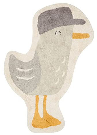 Little Dutch Teppich Kinderzimmer Kinderteppich Möwe (125x80 cm)