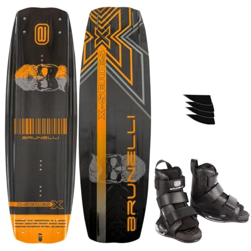 Brunelli Carbon Wakeboard Set 138 cm Wake Binding Wakeboardbindung