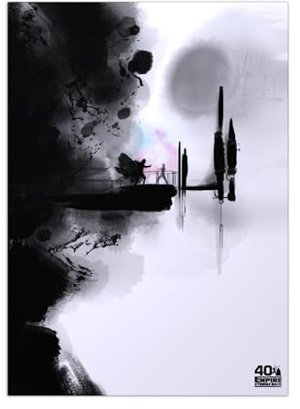 Displate Offiziell Star Wars MetallPoster Magnetische Befestigung Inklusive Lizenziert Bilder Hochwertiges Poster- Fight Poster Gr��e - 45 cm x 32 cm