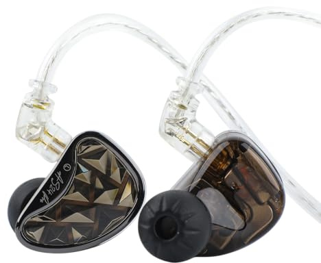 LINSOUL KZ AS24 Pro 12BA Drivers In-Ear Monitor, abstimmbare HiFi IEM, kabelgebundene Ohrhörer mit abnehmbarem versenktem 2pin versilbertem Kabel für Audiophile Musiker (Standard, Ohne MIC)