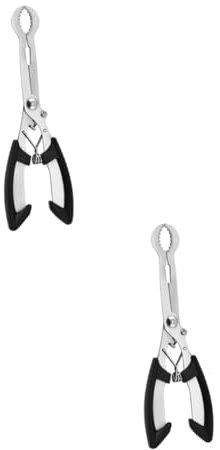 Amosfun 2 Piezas Descorazonador De Espino Herramienta De Núcleo De Espino Descorazonadores De Frutas Alicates Duraderos De Espino Deshuesadora De Frutas Desgranador Black Acero Inoxidable