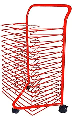 16-lagiger Kunst-Trockenständer, Trockenständer für pädagogische Produkte, platzsparendes Regal, oft geeignet für Künstler-Leinwandtafeln, Papier, Druckerzeugnisse (Größe: 55 x 37 x 89 cm) (55 x