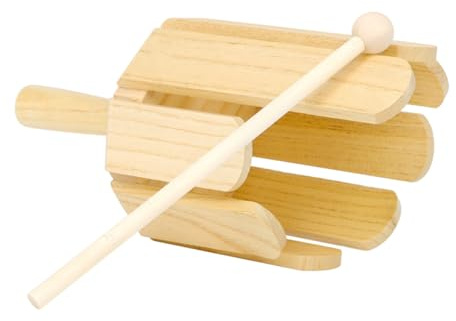 OFFSCH Instrumento Musical de Percusión de Madera para Juguetes Musicales Estimulación y Desarrollo Musical para Aprendizaje Infantil