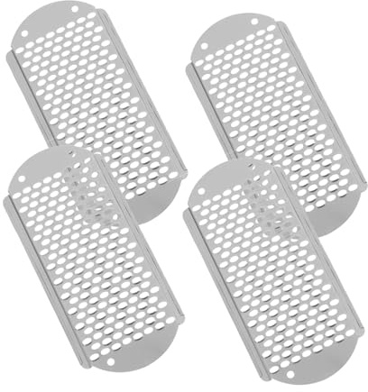 TOYZFRIENDY 4 Pezzi Professionali per Piedi in Acciaio Rimuovi Calli e Morta Raschietto Ergonomico per Piedi Screpolati Strumenti Pedicure Lavabili e Riutilizzabili