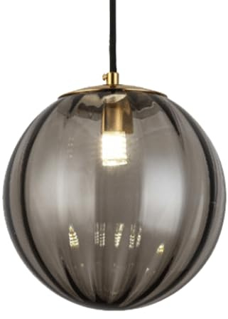 Retro Style Single-Head Hanging Light - Colorful Glass Sphel Pendant Lamp with G9 Light Source for Bar, Bedroom, Restaurant Decor