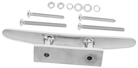 Toddmomy Cornamusas De Amarre para Barcos Cornamusas para Cuerda De Seguridad De Acero Inoxidable Accesorios Marinos para Muelle Marino y Cubierta De Barcos