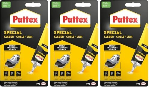 Pattex Colle Spéciale Chaussures - tube 30 gr (Lot de 3)