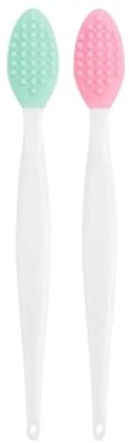 Cepillo de máscara de silicona, cepillos aplicadores suaves, herramientas de maquillaje, limpieza Facial multifuncional for mujeres(C mix)