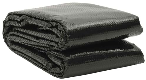 GeenYuu Poolöverdrag svart PE 549 x 274 cm solfilm med isoleringsmatta och UV-skydd för pool och bubbelpool, rivbeständigt, vattentätt, för uppvärmning och övervintring i trädgården