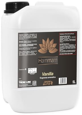 Parfum énergisantes Vanilla concentrée 5 Lt. – Parfums pour sauna, bain turc et Hammam – Livraison immédiate