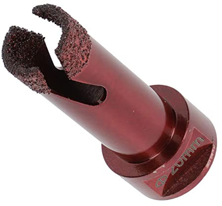 PRODIAMANT Speedmaster Fliesenbohrer 20 mm Profiqualität für Winkelschleifer zum bohren Fliese Feinsteinzeug und Naturstein Lochsäge mit M14 Aufnahme