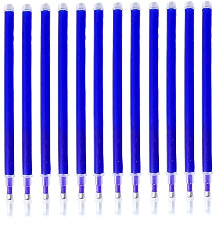Ersatzminen für radierbare Stifte, Supertool, radierbare Tinte, 0,7 mm, radierbare Stift-Nachfüllpackung, 12 Stück