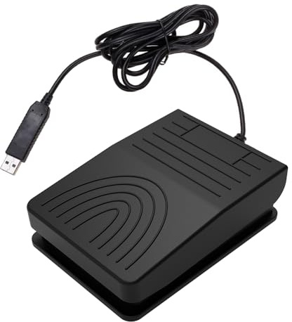 PCsensor Bouton à pied USB simulateur de pédale simple raccourci personnalisé clé de combinaison pour DAW Fortnite League of Legends transcription (commutateur mécanique)