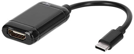 Fdit Adaptador USB C a HDMI, Tipo C 3.1 Macho a HDTV Hembra 1080P de Alta Velocidad hasta 10 Gbps para teléfono Inteligente/Tableta/computadora portátil a Adaptador de TV