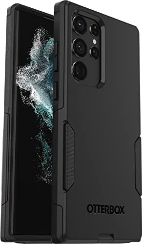 OtterBox Galaxy S22 Ultra Commuter Series Case - Black, Slim & Tough, Pocket-Friendly, with Port Protection