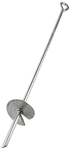 Erdanker Sturmsicherung 60 cm lang - Stahl Anker - Bodenanker für Zelte, Spielgeräte, Slackline