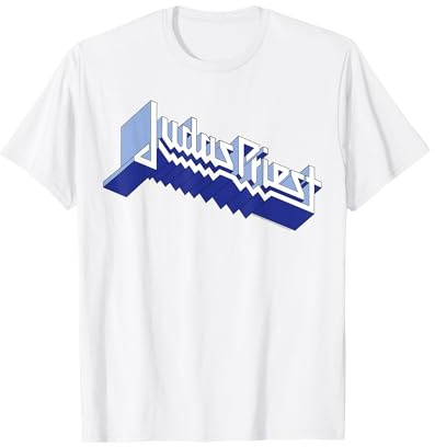 Judas Priest – Defender Logo White T-Shirt