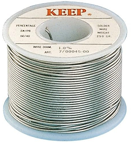 CONFEZIONE BOBINA FILO STAGNO 60/40 100 GR 0,8