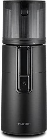 Hurom H400 Renewed Easy Clean Slow Juicer, Matte Black | Hands-Free | Hopper Fits Whole Produce | Quiet Motor | Scrub Free Cleaning | BPA Free | Easy Assembly | Cold Press Masticating Juicer