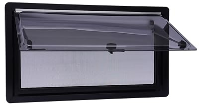 GramStudio Fenêtre de caravane, 900 x 500 mm, fenêtre pliante extérieure, pour camping-cars et camping-cars