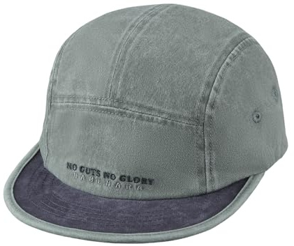 CLAPE Basecap mit Kurzem Schirm 5 Panel Cap Herren Damen Washed Cotton | Verstellbar,Faltbar,Weich,Denim Look,Unisex Short Brim Baseball Cap für Alltag,Freizeit,Reisen