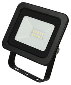 Proiettore LED 10 W 6000 K IP65, illuminazione esterna resistente, ideale per giardini e sicurezza.