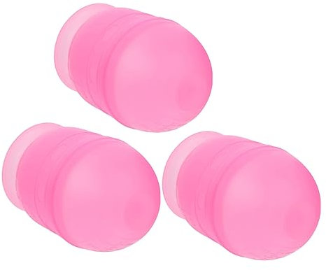 AUTSUPPL Haarfärbe Shaker Becher 3 Stück Kunststoff Dickwandig Weiß Pink Professioneller Mischbecher Für Friseure Und Selbstgemacht Haarefärben