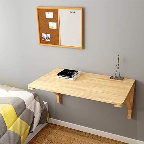 KAZUP Klapptisch Klappbarer Wandtisch Ausziehbarer Klapptisch Aus Holz Wandmontierter Klappschreibtisch Home Office Computertisch Schlafzimmer Esstisch Schreibtisch 14 Größen