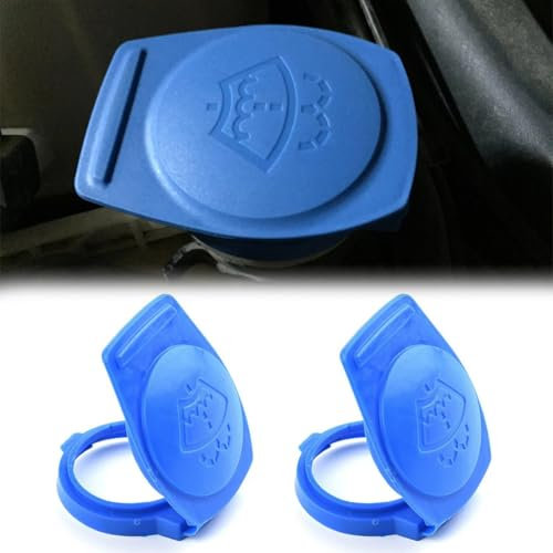 Tappo serbatoio liquido lavavetri universale per tergicristallo da 5 cm 2 pezzi coperchio contenitore liquido per parabrezza auto parti di ricambio, per modelli 3Q0955455,liquido lavavetri auto