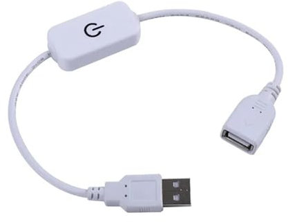 Controller dimmerabile 4A 5V Linea U touch dimmerabile continuo Linea interruttore U LED touch dimmer Lampada da scrivania a LED(White)