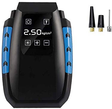 Compresor de aire for inflar neumáticos AC/DC, compresor de aire portátil con pantalla automática a 150 Psi for el hogar (110 V) y el coche (12 V), bomba de aire for coche, bicicleta, motocicleta, bal
