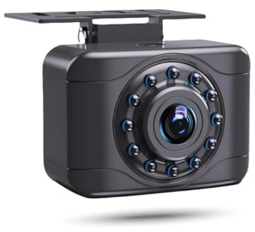 Epronic Caméra Avant/Arrière pour Voiture HD720P/NTSC, Caméra de Recul étanche IP68 avec Vision Nocturne Claire, Camera Arrière Grand Angle pour Camion SUV RV Pickup