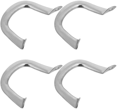 COLLBATH 4 Asas De Acero Inoxidable para Ollas Y Sartenes: Asas con Doble Anilla Y Antiescaldaduras - Repuestos para Utensilios De Cocina