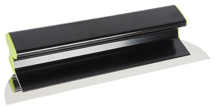 Flächenspachtel, 60cm Spachtel mit Edelstahlklinge (0.55mm) und Aluminium Z-Griff, Spachtel Werkzeug für große Arbeitsbereich, Glättspachtel für Trockenbau, Wände und Renovierung (60 cm)
