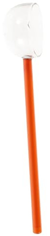Gatuida Cuillère Verre Résistante Chaleur Longue pour Café Soupe et Glace Cuillère Multifonction Ergonomique Transparente Adaptée Aux Verres et Cocktails Couleur Couleur Aléatoire