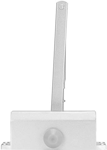 OEBUAFI Cierrapuertas de Posicionamiento con Brazo Telescópico y Operación Hidráulica para un ángulo de Apertura de 180 Grados, Adecuado para Interiores/exteriores, Puertas de Metal/madera, Material