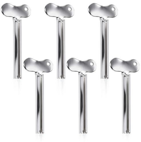 6 Unidades Llave Apretador Metal, Rodillo Apretador Tubo Pasta Dientes Herramienta Manual Exprimidor Pasta Dientes Bóveda Tubo Seguridad Baño Ayudas & Accesorios