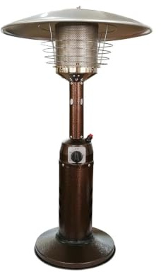 Portable Patio Gas Heater Outdoor Stainless Steel Burner Low Energy Propane/Butane for Gazebo Garden Camping