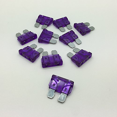 3A Standard Car Auto Blade Fuse 3 Amp ATO - Pack of 10