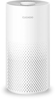 CUCKOO True HEPA - Purificador de aire para dormitorio de hasta 456 pies cuadrados, filtro de 3 etapas con HEPA H13 y carbón activado, purificadores de aire pequeños para el hogar con modo de sueño